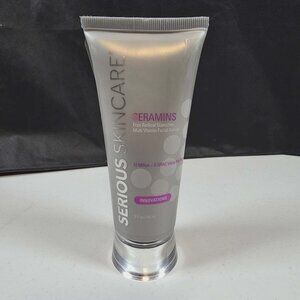 SERIOUS SKINCARE SERAMINS MULTI VITAMIN FACIAL SERUM QUENCHER 3FL OZ. NEW SEALED